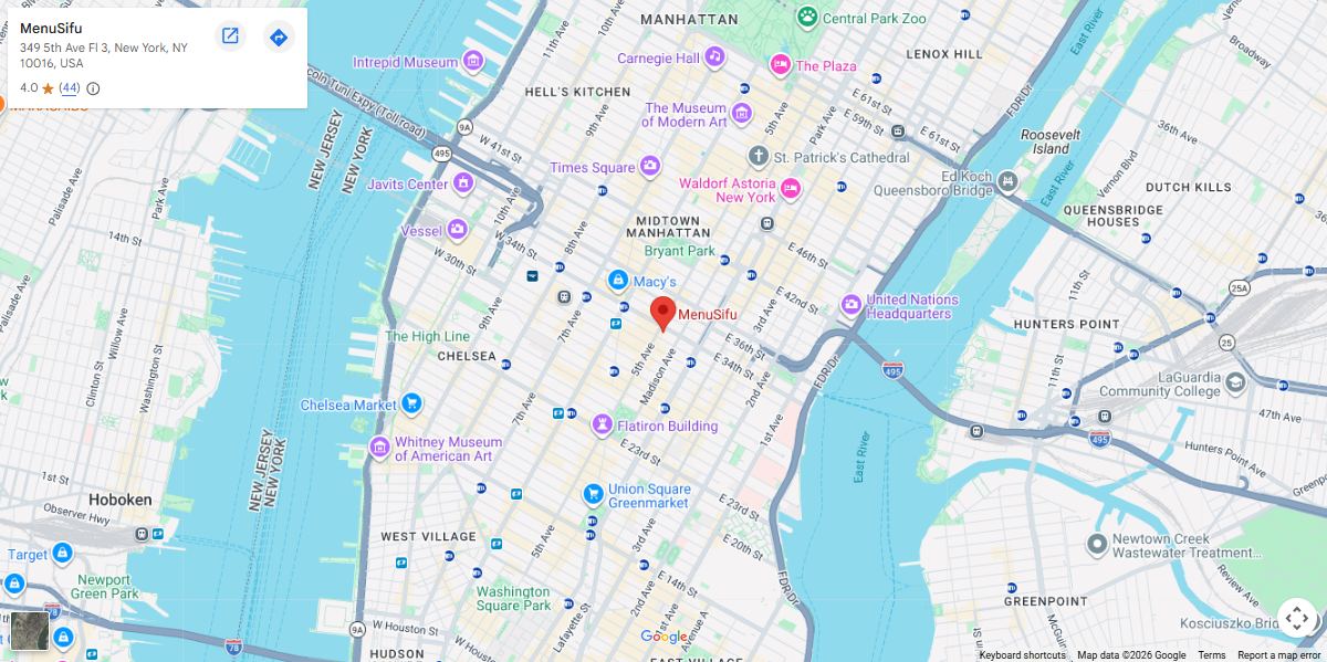 MenuSifu location map